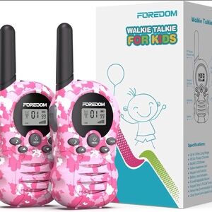 Pink Camouflage Walkie Talkies for Kids New in box